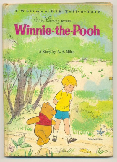 Winnie-The-Pooh Whitman Tell-A-Tale Hardcover Classic 1965 !