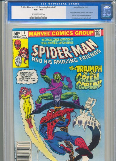 Spider-Man And His Amazing Friends #1 CGC 9.6 High Grade !