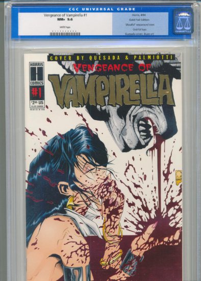 Vengeance Of Vampirella #1 Gold Variant CGC 9.6 !
