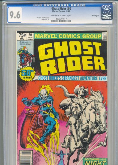 Ghost Rider #50 vs Night Rider CGC 9.6 1980 !
