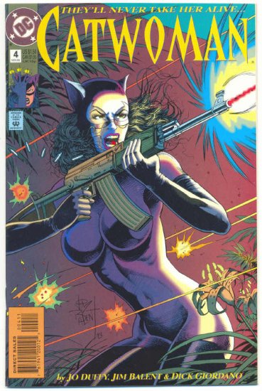 Catwoman #4 They'll Never Take Her Alive! Balent Art VFNM