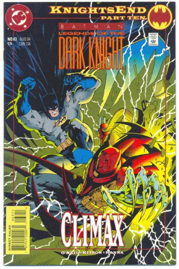 Legends Of The Dark Knight #63 Batman VFNM !