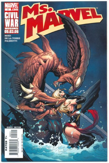 Ms. Marvel #2 Civil War & The Brood NM !