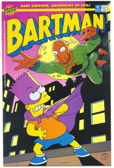 Bartman #2 (The Simpsons) Bongo Comics 1999 !