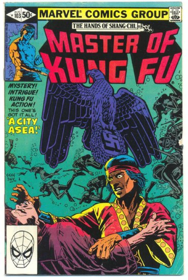 Master Of Kung Fu #103 A City At Sea Gene Day Art !