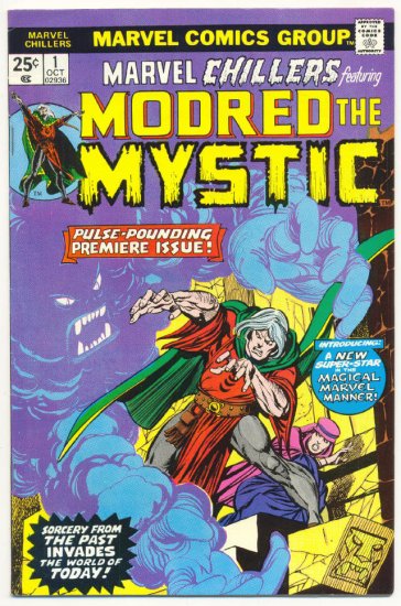 Marvel Chillers #1 Modred The Mystic HTF Bronze VF-