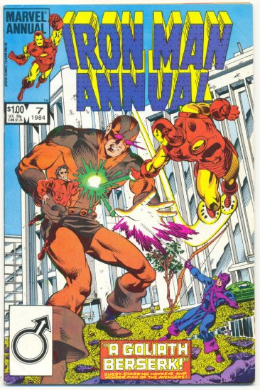 Iron Man Annual #7 Goliath Berserk 1984