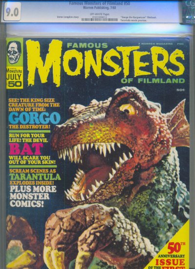 Famous Monsters Of Filmland #50 9.0 High Grade Silver Age