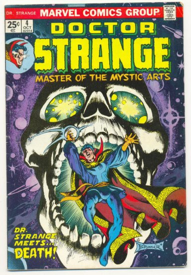 Doctor Strange #4 1974 Brunner Art HTF Classic !