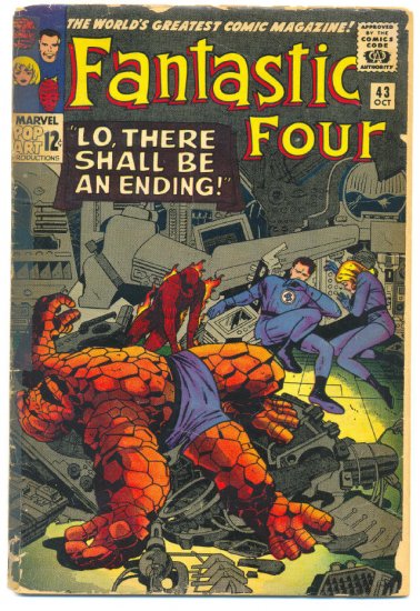 Fantastic Four #43 Frightful Four & Dr. Doom 1965 Kirby Classic !