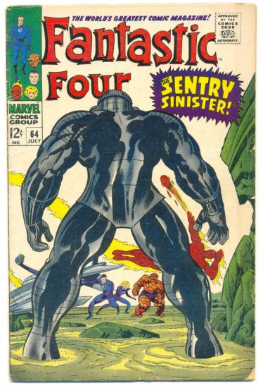Fantastic Four #64 vs The Sentry Sinester 1967 Kirby Classic !