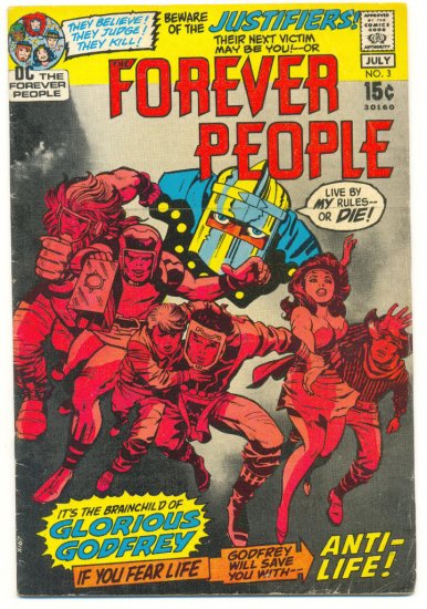 Forever People #3 Photocover Kirby Classic 1971 !