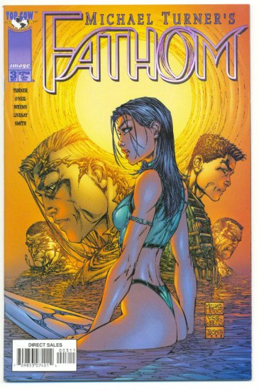 Michael Turner's Fathom #3 Joker Top Cow 1999 NM-