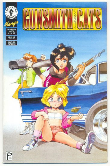 Gunsmith Cats #4 Kenichi Sonoda Dark Horse 1995 !