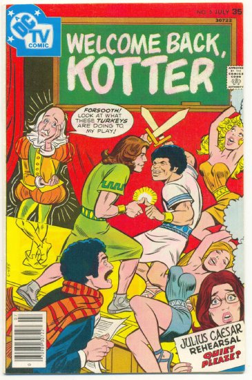 Welcome Back Kotter #5 Bronze Age TV Series Comic