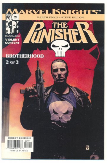 The Punisher #21 Ennis/Dillon The Brotherhood pt 2 Marvel Knights