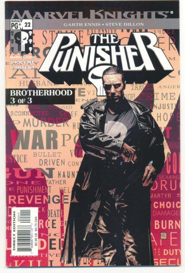The Punisher #22 Ennis/Dillon The Brotherhood pt 3 Marvel Knights