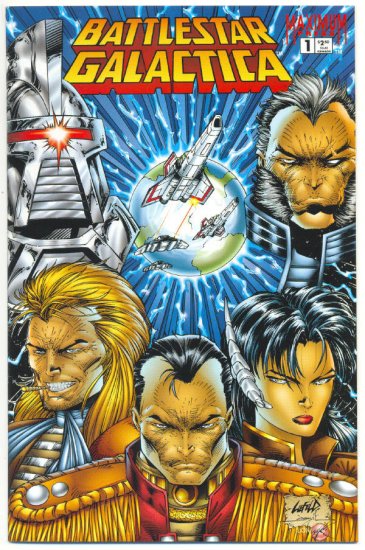 Battlestar Galactica #1 1995 HTF Maximum Press NM-