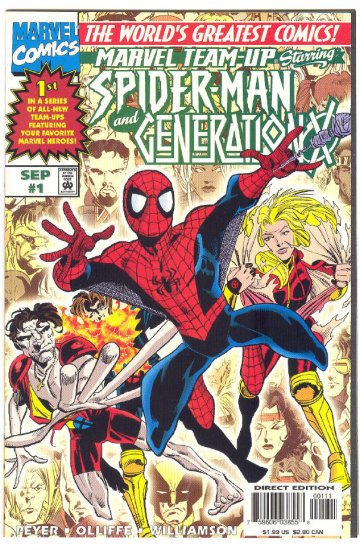 Marvel Team-Up #1 Vol 2 Spidey & Gen X 1997