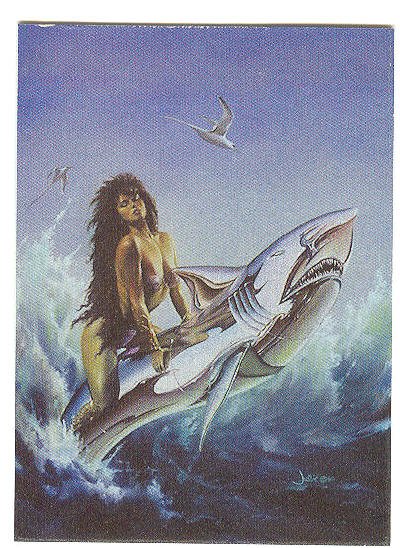 Julie Bell Techrome P2 Promo Card 1994 HTF