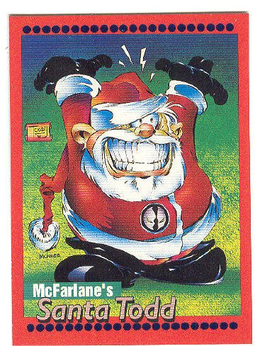 Todd McFarlane Santa Todd Spawn Promo Card 1993 HTF