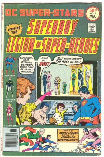 DC Superstars #3 Superboy & The Legion Of Super-Heroes 1976