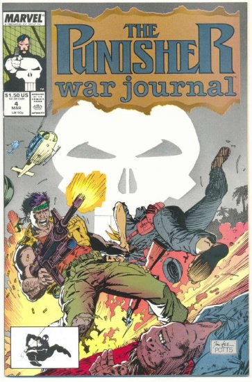 The Punisher War journal #4 Sniper Jim Lee Art !