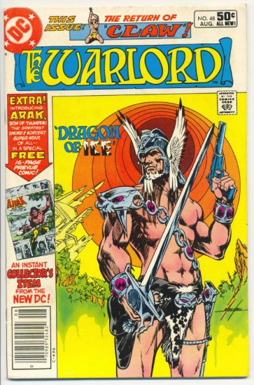 The Warlord #48 Dragon Of Ice Mike Grell Classic !