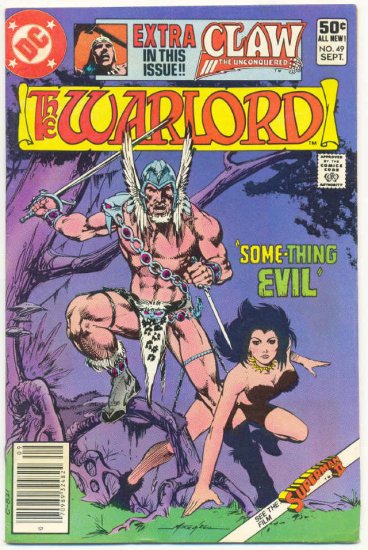 The Warlord #49 Something Evil Mike Grell Classic !