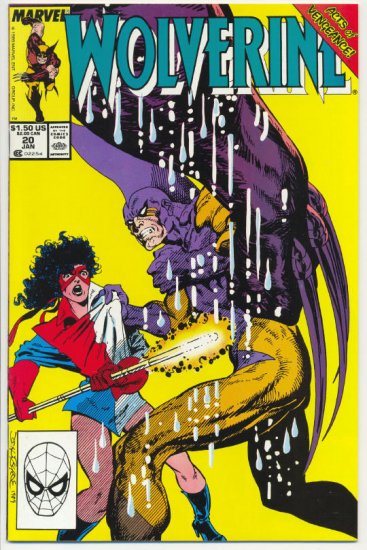 Wolverine #20 Tigershark! Byrne Art NM !