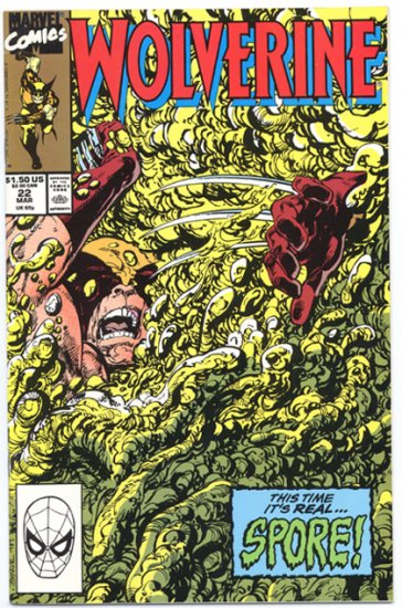 Wolverine #22 vs Spore John Byrne Art VFNM !