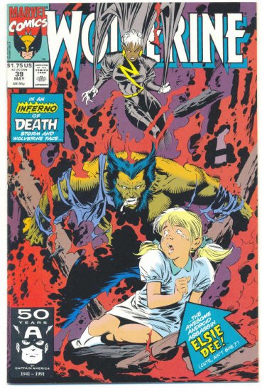 Wolverine #39 Inferno Of Death Silvestri art VF