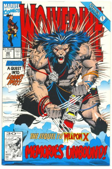 Wolverine #48 Sequel To Weapon X Silvestri art VFNM !