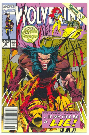 Wolverine #49 If My Life Be A Lie... Silvestri Art VFNM