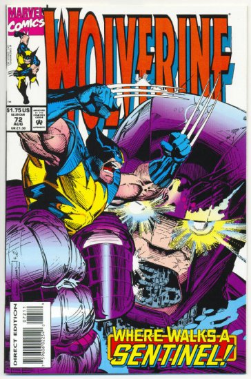 Wolverine #72 Where Walks A Sentinel! NM
