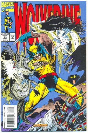 Wolverine #73 Sentinels From The Mound VF !
