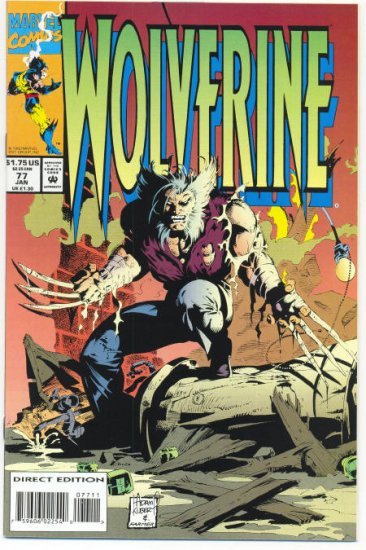 Wolverine #77 Lady Deathstrike Kubert Art VFNM !