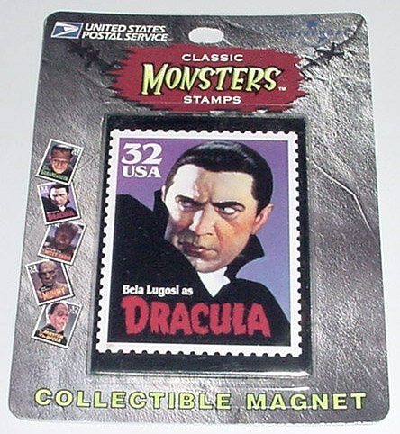 USPS Classic Monsters Stamps Bela Lugosi Fridge Magnet New