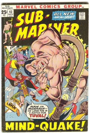 Sub-Mariner #43 Mindquake King-Size 1971 Colan Art Classic !