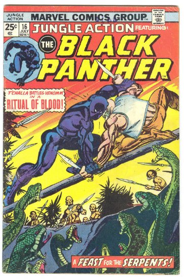 Jungle Action #16 Ritual Of Blood Graham Art 1975 !