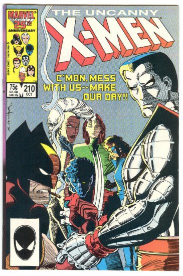Uncanny X-Men #210 Make Our Day Mutant Massacre Key Issue