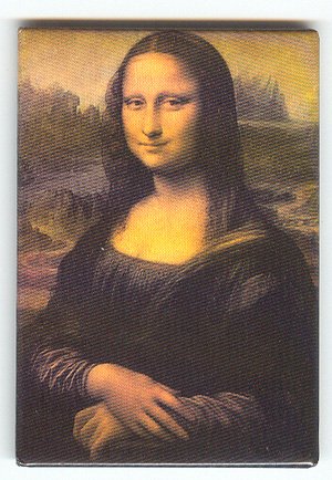 Mona Lisa by Da Vinci fridge Magnet