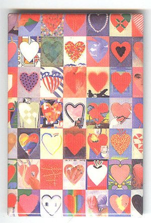 Giovanopulos Hearts fridge magnet