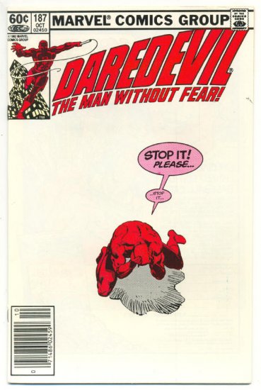 Daredevil #187 Stop It! Please... Miller/Janson Classic!
