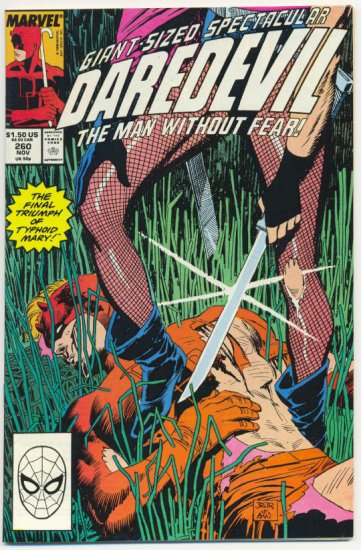 Daredevil #260 Giant-Sized Spectacular Typhoid Mary VFNM!