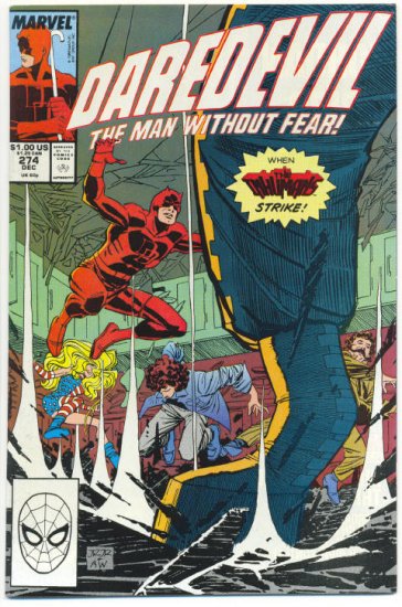 Daredevil #274 The Inuhmans Strike !