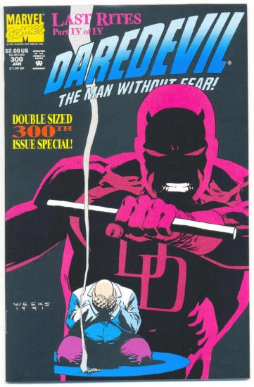Daredevil #300 Giant-Size Anniversary Issue Last Rites!
