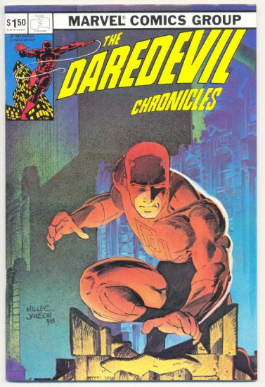 The Daredevil Chronicles 1982 Miller Special