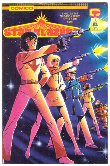 Star Blazers #1 HTF 1989 Comico Series !