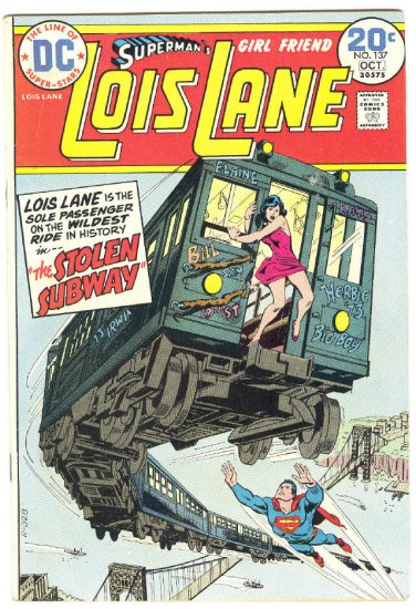 Superman's Girlfriend Lois Lane #137 HTF Last Issue 1974 !